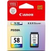 佳能（Canon）CL-58/PG-58 彩色墨盒 300頁(yè)打印量 適用機(jī)型：E488、E478、E468、E418打印機(jī)